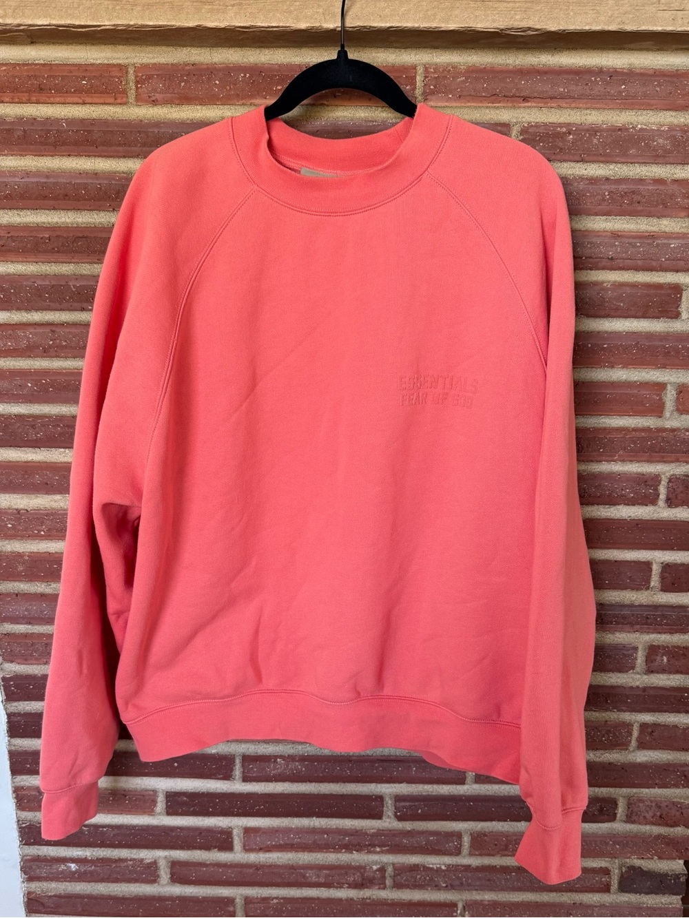 Fear of God Essentials Coral Oversized Crewneck Sweatshirt